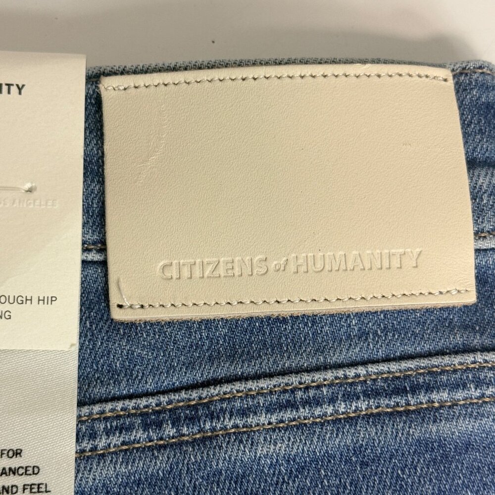 Citizens Of Humanity Ella Womens 32 Blue Denim Mid Rise Slim Leg Stretch Jeans - Picture 6 of 12